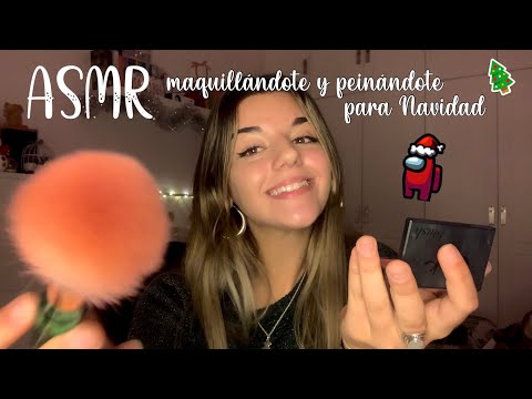 Semana de Adviento ASMR 🎄 - Te MAQUILLO y PEINO para Navidad 💄💇🏻‍♀️ / ASMR Visual | Paulichi21