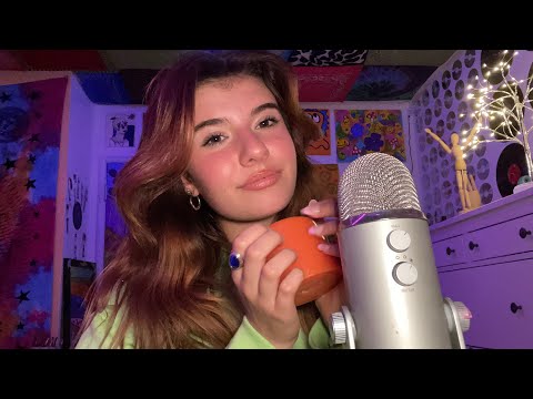 ASMR WITH ACRYLIC NAILS 💅 (tapping+scratching)