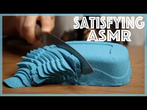 Visual ASMR | Kinetic Sand & Whispering (Satisfying)