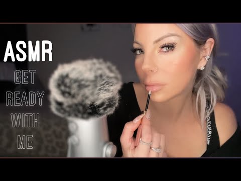 ASMR Relaxing Get Ready With Me Using New Makeup | Whispering & Rambling
