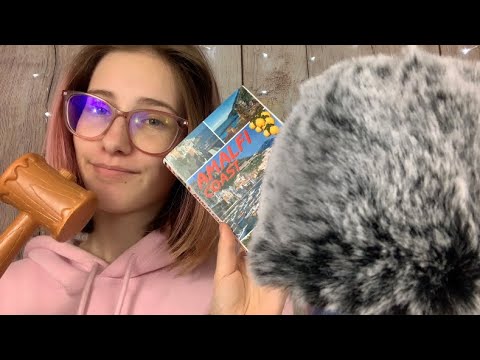 ASMR// Tapping on Random Objects//close whispering+ tapping//