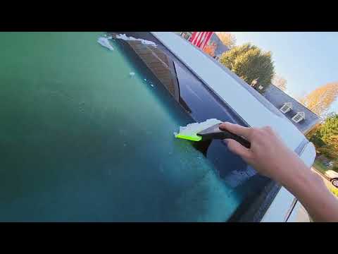 ASMR | Scraping Ice Off a Windshield (No Talking)