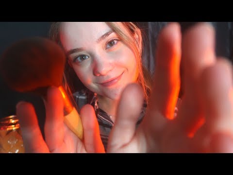 ASMR Personal Skin Attention & Touching Roleplay! Crackling Lotion, Lense Tapping, Tweezing!