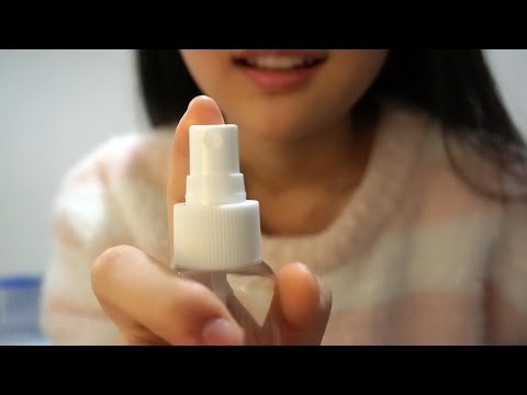 ASMR | Spraying Around Your Head on Top of Plastic | Experimental ASMR, Rain Sounds Simulation