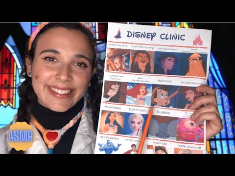 🏰ASMR🏰 Disney Clinic Roleplay - Become your favorite character! - Accent - Soft Spoken