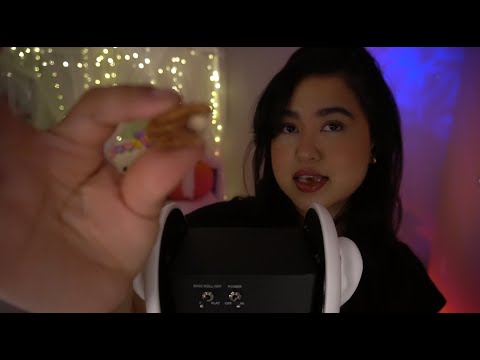 ASMR | 26 mins trigger assortments for sleep 💤 ( eating, mouth sounds, fizzy lotion, comb sounds)