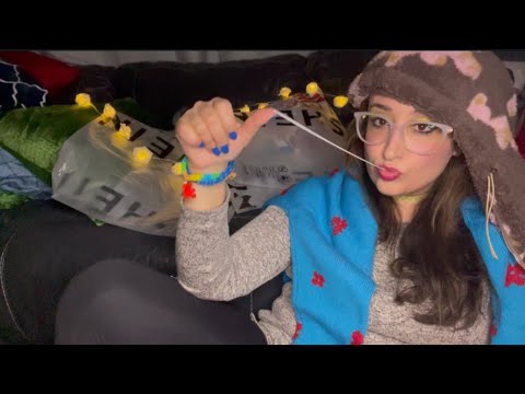 “Are You Paying Attention?!” ASMR GUM Chewing/ Fabric Scratching/ Crinkles/ SHEIN HAUL