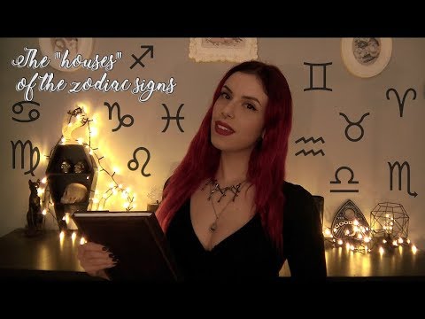 ASMR The "houses" of the zodiac signs (whispered reading eng)