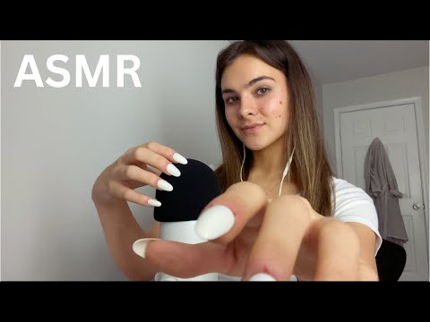 ASMR intense mic scratching and mouth sounds