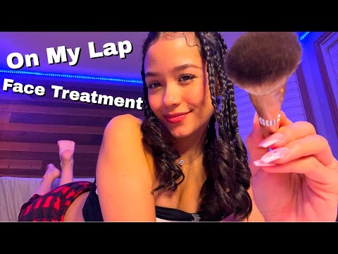 ASMR On My Lap: Facial Treatment 😴🥰 ( En Français 🇫🇷)