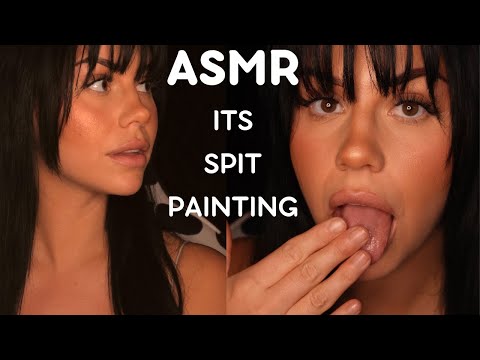 ASMR SPIT PAINTING | FAST & AGGRESSIVE