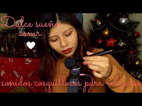 ASMR Español - Sonidos cosquillosos para relajarse /Tapping & Trigger Sounds for you to sleep