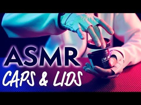 ASMR Caps & Lids 😴NO TALKING 40min of Triggers for SLEEP