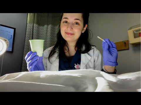 ASMR| Seeing the Gynecologist-You Have A Urinary Tract Infection (UTI) (Real Medical Office)