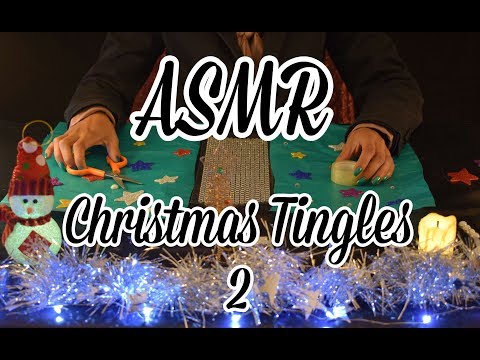 ASMR WHISPERS: Christmas Tingles 2 🎄🎁 | Whisper Ramble + Making Christmas Wrapper