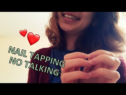 [ASMR] Nail Tapping and Rubbing ❄ No Talking