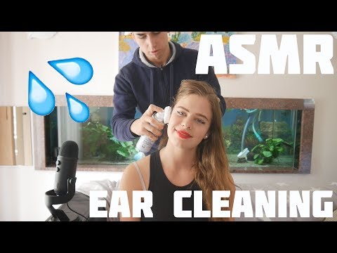ASMR Ear Cleaning👂💦 Ear Massage | ASMR Couple 💑