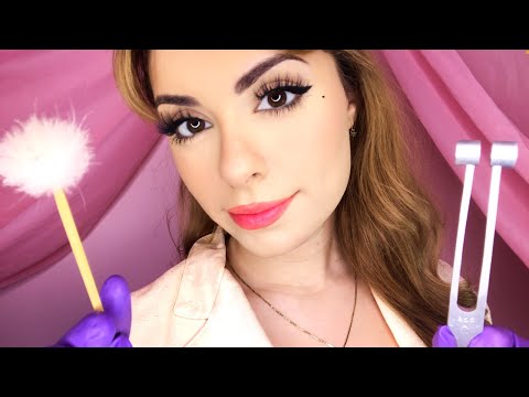 ASMR Ear Exam Ear Cleaning Hearing Test Roleplay 👂 Medical Otoscope, Tuning Fork, Soft Spoken