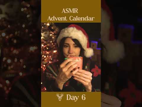ASMR Advent Calendar - Day 6 🦌 #asmr #shorts