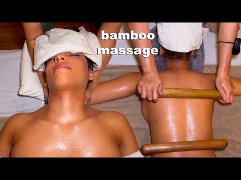 ASMR: Relaxing Vietnamese Full Body Bamboo Massage!