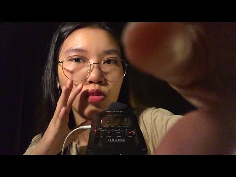 ASMR Fast Mouth Sound x Fast Tapping