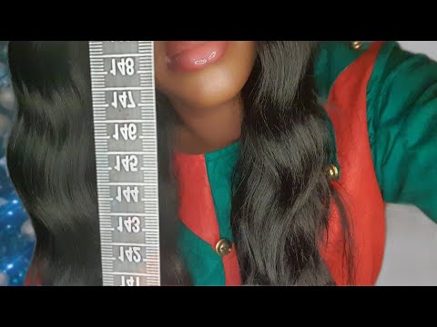 ASMR Measuring You |personal attention | unintelligible whispering | writing sounds