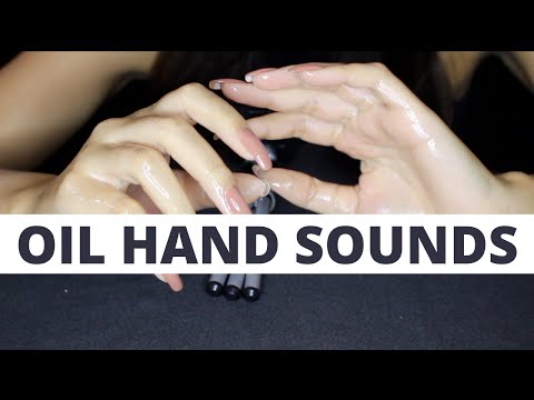 ASMR  OIL HAND SOUNDS | SONS PARA RELAXAR (NO TALKING)