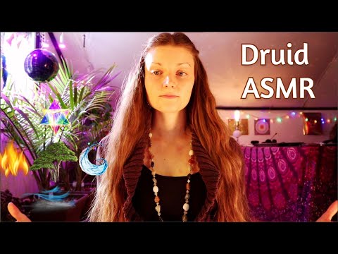 Druid Energy Session 🌳💨💧🔥⚛️ ASMR hand healing