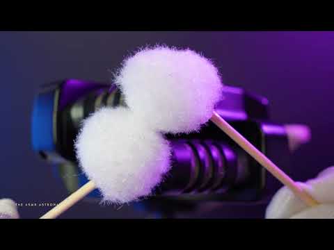 ASMR Fluffy Cotton Buds In Your Ears FOR AN INTENSE CLEANING