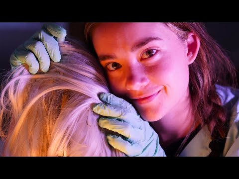 ASMR SCALP LICE CHECK & EXAM ROLEPLAY! Different Tools, Massage & Hair Play