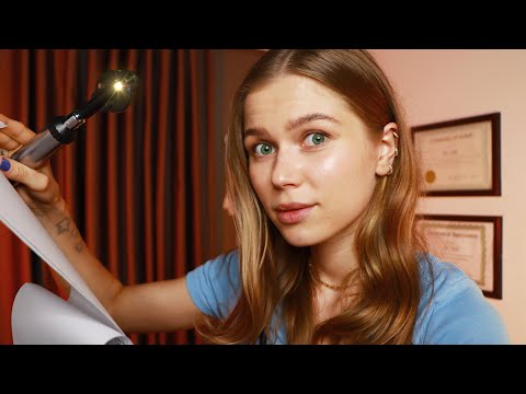 ASMR Cranial Nerve Exam But Not Good Results.  Medical RP, Personal Attention