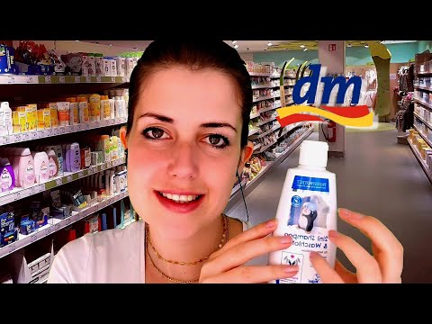 ASMR deutsch 💜 ENTSPANNTE HAUTPFLEGE BERATUNG bei dm 🧼 Skincare Roleplay I personal attention german