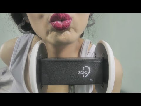 ASMR Kissing Sounds (3DIO BINAURAL) 👁🤣💋💋💋💋💋With WHISPER!!!!!!!!