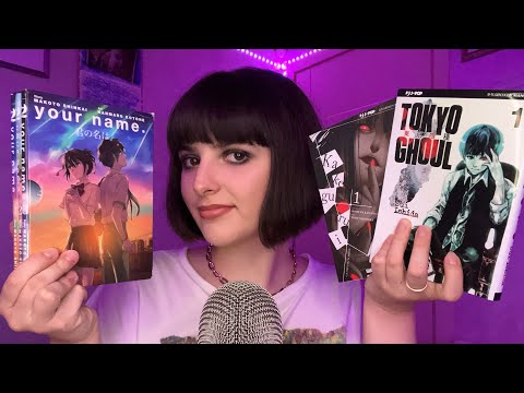 ASMR My Manga Collection🎏🎎🎐 (tapping, book triggers)