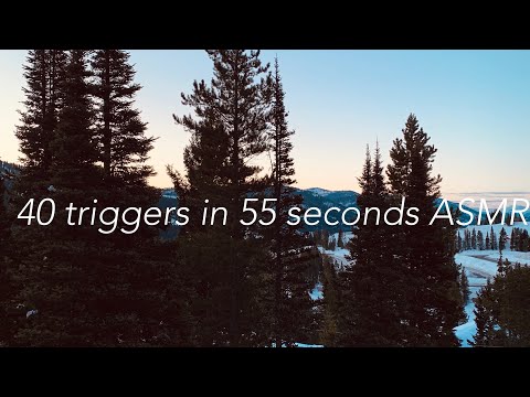 40 triggers in 55 seconds ASMR