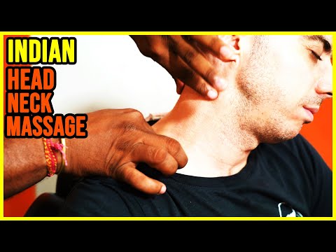 ASMR INDIAN HEAD with GREAT NECK MASSAGE and NECK CRACKING