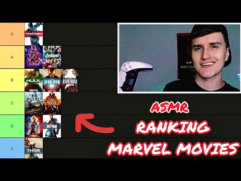 Ranking Marvel Movies 🎥 ( ASMR ) Tier List