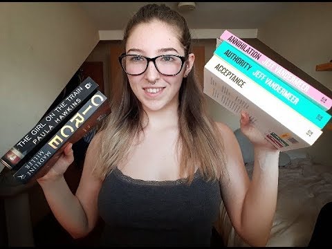 ASMR whispered book haul (tapping, scratching and page turning)