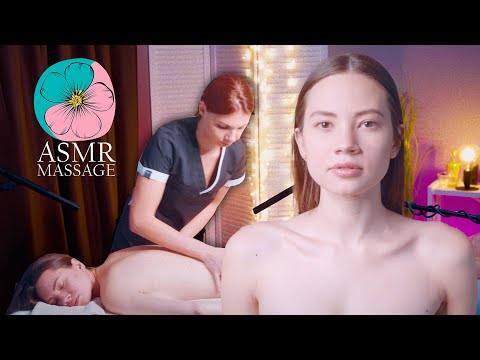 ASMR Back, Foot and Head Massage by Julia