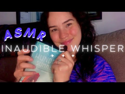 ASMR INAUDIBLE WHISPER 📖 [READING]