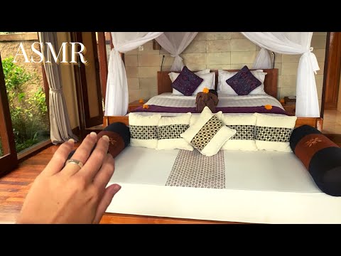 ASMR | Whispered Room Tour (Tapping and Scratching)