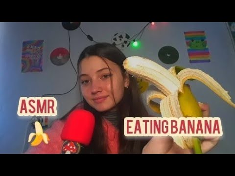 АСМР| итинг банана 🍌| звуки рта| ASMR| iting banana 🍌| mouth sounds|