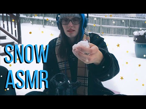 ASMR IN THE SNOW - Snow Day Sounds