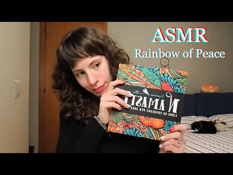 ASMR drawing book with markers (tapping, scratching and paper sounds)