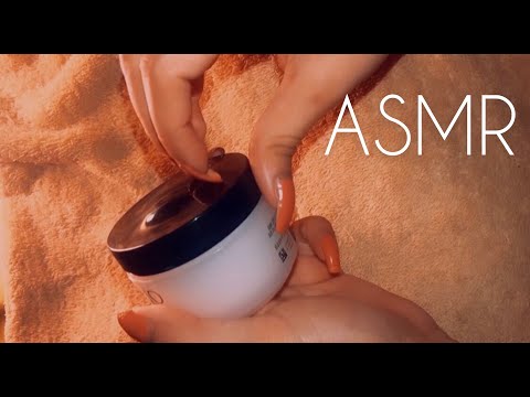 ASMR Tapping & Lids Sounds (Whispering, Semi Tracing, Natural Nails)