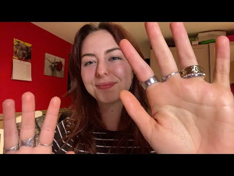 Asmr Hand sounds (rings) + Positive affirmations