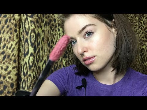 ASMR roleplay, applying your lipstick, mouth sounds, personal attention