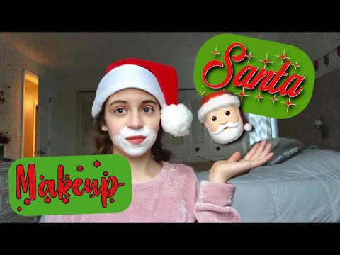 Santa Makeup!🎅🏻 VLOGSMAS DAY 13