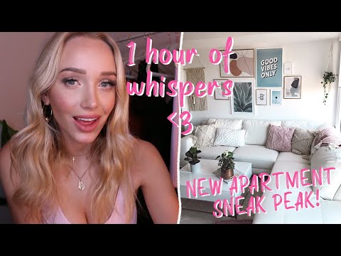 ASMR moving in with my boyfriend + sneak peak of my NEW APARTMENT! whisper Q/A 💗✨