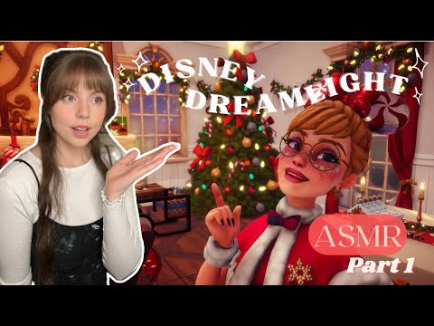 ASMR 🎄🎅🏻 Disney Dreamlight Valley HOLIDAY ROOM DECORATING! Whispering, soft-spoken, mouth sounds